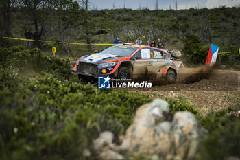2023-06-02 - 11 Thierry NEUVILLE (BEL), Martijn WYDAEGHE (BEL), HYUNDAI SHELL MOBIS WORLD RALLY TEAM, HYUNDAI I20 N Rally1 Hybrid, WRC, action during the Rally Italia Sardegna 2023, 6th round of the 2023 WRC World Rally Car Championship, from June 1 to 4, 2023 in Olbia, Italy - AUTO - WRC - RALLY ITALIA SARDEGNA 2023 - RALLY - MOTORS