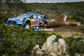 2023-06-02 - 07 Pierre-Louis LOUBET (FRA), Nicolas GILSOUL (FRA), M-SPORT FORD WORLD RALLY TEAM, FORD Puma Rally1 Hybrid, WRC, action during the Rally Italia Sardegna 2023, 6th round of the 2023 WRC World Rally Car Championship, from June 1 to 4, 2023 in Olbia, Italy - AUTO - WRC - RALLY ITALIA SARDEGNA 2023 - RALLY - MOTORS