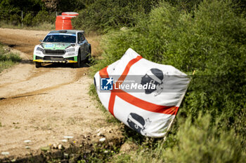 2023-06-03 - 32 Sami PAJARI (FIN), Enni MÄLKÖNEN (FIN), TOKSPORT WRT, SKODA Fabia RS, RC2, Rally2, action during the Rally Italia Sardegna 2023, 6th round of the 2023 WRC World Rally Car Championship, from June 1 to 4, 2023 in Olbia, Italy - AUTO - WRC - RALLY ITALIA SARDEGNA 2023 - RALLY - MOTORS