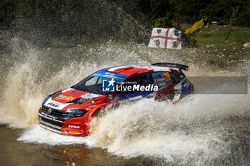 2023-06-03 - 28 Nicolas CIAMIN (FRA), Yannick ROCHE (FRA), VOLKSVAGEN Polo GTI, RC2, Rally2, action during the Rally Italia Sardegna 2023, 6th round of the 2023 WRC World Rally Car Championship, from June 1 to 4, 2023 in Olbia, Italy - AUTO - WRC - RALLY ITALIA SARDEGNA 2023 - RALLY - MOTORS