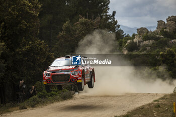 2023-06-03 - 20 Yohan ROSSEL (FRA), Arnaud DUNAND (FRA), PH SPORT, CITROEN C3, RC2, Rally2, action during the Rally Italia Sardegna 2023, 6th round of the 2023 WRC World Rally Car Championship, from June 1 to 4, 2023 in Olbia, Italy - AUTO - WRC - RALLY ITALIA SARDEGNA 2023 - RALLY - MOTORS