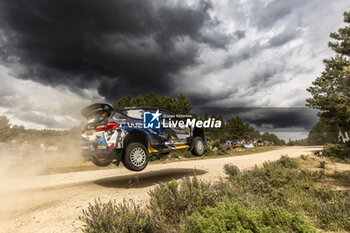 2023-06-03 - 40 Robert VIRVES (EST), Hugo MAGALHAES (EST), FORD Fiesta MkII, RC2, Rally2, action during the Rally Italia Sardegna 2023, 6th round of the 2023 WRC World Rally Car Championship, from June 1 to 4, 2023 in Olbia, Italy - AUTO - WRC - RALLY ITALIA SARDEGNA 2023 - RALLY - MOTORS