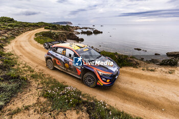 2023-06-04 - 11 Thierry NEUVILLE (BEL), Martijn WYDAEGHE (BEL), HYUNDAI SHELL MOBIS WORLD RALLY TEAM, HYUNDAI I20 N Rally1 Hybrid, WRC, action during the Rally Italia Sardegna 2023, 6th round of the 2023 WRC World Rally Car Championship, from June 1 to 4, 2023 in Olbia, Italy - AUTO - WRC - RALLY ITALIA SARDEGNA 2023 - RALLY - MOTORS