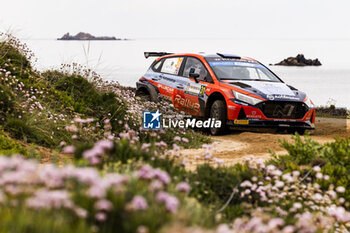 2023-06-04 - 31 Fabrizio ZALDIVAR (PRY), Marcelo DER OHANNESIAN (ITA), HYUNDAI i20 N, RC2, Rally2, action during the Rally Italia Sardegna 2023, 6th round of the 2023 WRC World Rally Car Championship, from June 1 to 4, 2023 in Olbia, Italy - AUTO - WRC - RALLY ITALIA SARDEGNA 2023 - RALLY - MOTORS
