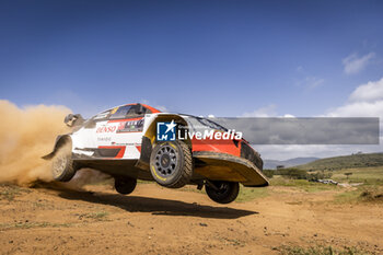 2023-06-21 - 18 Takamoto KATSUTA (JPN), Aaron JOHNSTON (IRL), TOYOTA GAZOO RACING WRT, TOYOTA GR Yaris Rally1 Hybrid, WRC, action during the Safari Rally Kenya 2023, 7th round of the 2023 WRC World Rally Car Championship, from June 22 to 25, 2023 in Naivasha, Nakuru County, Kenya - AUTO - WRC - SAFARI RALLY KENYA 2023 - RALLY - MOTORS