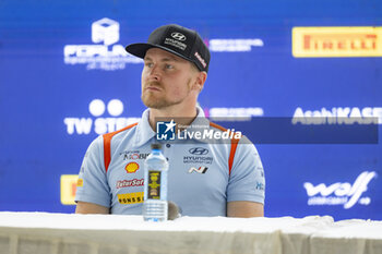 2023-06-21 - LAPPI Esapekka (FIN), HYUNDAI i20 N Rally1 Hybrid, portrait conference de presse, press conference during the Safari Rally Kenya 2023, 7th round of the 2023 WRC World Rally Car Championship, from June 22 to 25, 2023 in Naivasha, Nakuru County, Kenya - AUTO - WRC - SAFARI RALLY KENYA 2023 - RALLY - MOTORS