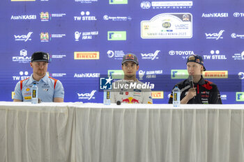 2023-06-21 - conference de presse, press conference during the Safari Rally Kenya 2023, 7th round of the 2023 WRC World Rally Car Championship, from June 22 to 25, 2023 in Naivasha, Nakuru County, Kenya - AUTO - WRC - SAFARI RALLY KENYA 2023 - RALLY - MOTORS