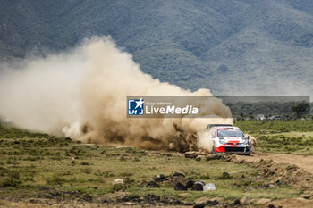 2023-06-23 - 17 Sébastien OGIER (FRA), Vincent LANDAIS (FRA), TOYOTA GAZOO RACING WRT, TOYOTA GR Yaris Rally1 Hybrid, WRC, action during the Safari Rally Kenya 2023, 7th round of the 2023 WRC World Rally Car Championship, from June 22 to 25, 2023 in Naivasha, Nakuru County, Kenya - AUTO - WRC - SAFARI RALLY KENYA 2023 - RALLY - MOTORS