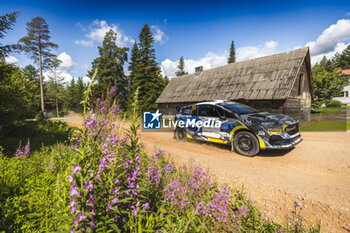 2023-07-20 - 54 Laurent PELLIER (FRA), Marine PELAMOURGUES (FRA), FORD Fiesta Rally3, RC3, Rally3, action during the Rally Estonia 2023, 8th round of the 2023 WRC World Rally Car Championship, from July 20 to 23, 2023 in Tartu, Estonia - AUTO - WRC - RALLY ESTONIA 2023 - RALLY - MOTORS
