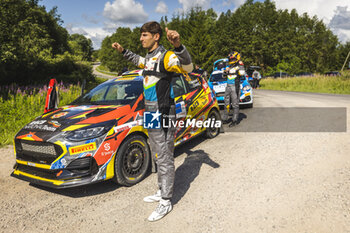 2023-07-20 - RENSONNET Tom (BEL), FORD Fiesta Rally3, RC3, Rally3, portrait during the Rally Estonia 2023, 8th round of the 2023 WRC World Rally Car Championship, from July 20 to 23, 2023 in Tartu, Estonia - AUTO - WRC - RALLY ESTONIA 2023 - RALLY - MOTORS