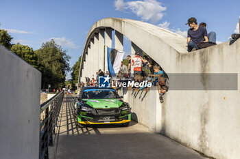 2023-07-20 - 21 Gus GREENSMITH (GBR), Jonas ANDERSSON (SWE), SKODA FABIA RS, RC2, Rally2, action during the Rally Estonia 2023, 8th round of the 2023 WRC World Rally Car Championship, from July 20 to 23, 2023 in Tartu, Estonia - AUTO - WRC - RALLY ESTONIA 2023 - RALLY - MOTORS