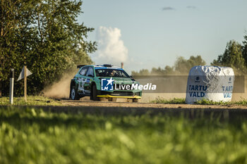 2023-07-20 - 23 Andreas MIKKELSEN (NOR), Torstein ERIKSEN (NOR), SKODA FABIA RS, RC2, Rally2, action during the Rally Estonia 2023, 8th round of the 2023 WRC World Rally Car Championship, from July 20 to 23, 2023 in Tartu, Estonia - AUTO - WRC - RALLY ESTONIA 2023 - RALLY - MOTORS