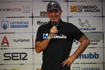 2023-07-20 - SAINZ Carlos (spa), Team Audi Sport, Audi Sport RS Q E-Tron, portrait press conference during the 2023 Baja Espana Aragon, 4th round of the FIA World Cup for Cross-Country Bajas, from July 20 to 23, 2023 in Teruel, Spain - AUTO - BAJA ESPANA ARAGON 2023 - RALLY - MOTORS