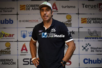 2023-07-20 - ROMA Nani (spa), M-Sport Ford World Rally Team, Ford Ranger T1+, portrait press conference during the 2023 Baja Espana Aragon, 4th round of the FIA World Cup for Cross-Country Bajas, from July 20 to 23, 2023 in Teruel, Spain - AUTO - BAJA ESPANA ARAGON 2023 - RALLY - MOTORS