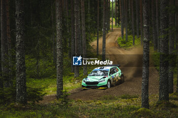 2023-07-21 - 23 Andreas MIKKELSEN (NOR), Torstein ERIKSEN (NOR), SKODA FABIA RS, RC2, Rally2, action during the Rally Estonia 2023, 8th round of the 2023 WRC World Rally Car Championship, from July 20 to 23, 2023 in Tartu, Estonia - AUTO - WRC - RALLY ESTONIA 2023 - RALLY - MOTORS