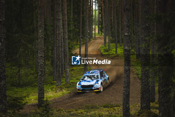 2023-07-21 - 25 Egon KAUR (EST), Jakko VIILO (EST), SKODA FABIA RS, RC2, Rally2, action during the Rally Estonia 2023, 8th round of the 2023 WRC World Rally Car Championship, from July 20 to 23, 2023 in Tartu, Estonia - AUTO - WRC - RALLY ESTONIA 2023 - RALLY - MOTORS