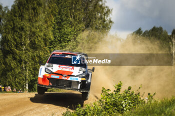 2023-07-22 - 69 Kalle ROVANPERA (FIN), Jonne HALTTUNEN (FIN), TOYOTA GAZOO RACING WRT, TOYOTA Yaris Rally1 Hybrid, WRC, action during the Rally Estonia 2023, 8th round of the 2023 WRC World Rally Car Championship, from July 20 to 23, 2023 in Tartu, Estonia - AUTO - WRC - RALLY ESTONIA 2023 - RALLY - MOTORS