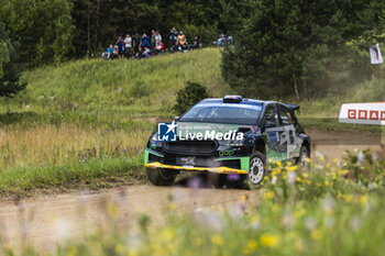 2023-07-23 - 21 Gus GREENSMITH (GBR), Jonas ANDERSSON (SWE), SKODA FABIA RS, RC2, Rally2, action during the Rally Estonia 2023, 8th round of the 2023 WRC World Rally Car Championship, from July 20 to 23, 2023 in Tartu, Estonia - AUTO - WRC - RALLY ESTONIA 2023 - RALLY - MOTORS