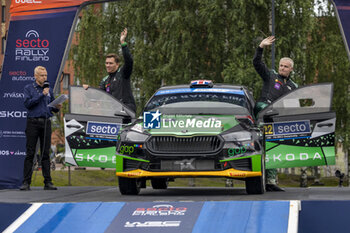 2023-08-02 - GREENSMITH Gus (GBR), Skoda Fabia RS, portrait during the Rally Finland 2023, 9th round of the 2023 WRC World Rally Car Championship, from August 3 to 6, 2023 in Jyväskylä, Finland - AUTO - WRC - RALLY FINLAND 2023 - RALLY - MOTORS
