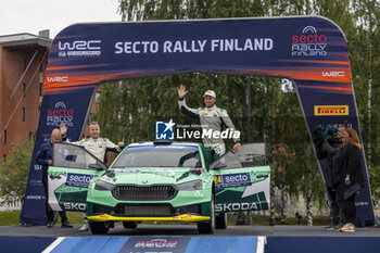 2023-08-02 - Andreas MIKKELSEN (NOR), SKODA FABIA RS, RC2, Rally2, portrait during the Rally Finland 2023, 9th round of the 2023 WRC World Rally Car Championship, from August 3 to 6, 2023 in Jyväskylä, Finland - AUTO - WRC - RALLY FINLAND 2023 - RALLY - MOTORS