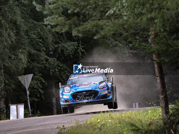 2023-08-04 - Ott Tanak (Est) and Martin Jarveoja (Est) Of Team M-Sport Ford World Rally Team , Ford Puma Rally1 Hybrid,Are Facing The Second Day Of Special Stages in Jyvaskyla, Finland on August 4, 2023, During the WRC Rally Finland - FIA WORLD RALLY CHAMPIONSHIP WRC SECTO AUTOMOTIVE RALLY FINLAND 2023 - RALLY - MOTORS