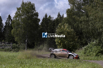 2023-08-04 - Elfyn Evans (Gb) and Scott Martin (Gb) Of Team Toyota Gazoo Racing Wrt, Toyota Gr Yaris Rally1 Hybrid,Are Facing The Second Day Of Special Stages in Jyvaskyla, Finland on August 4, 2023, during the WRC Rally Finland - FIA WORLD RALLY CHAMPIONSHIP WRC SECTO AUTOMOTIVE RALLY FINLAND 2023 - RALLY - MOTORS