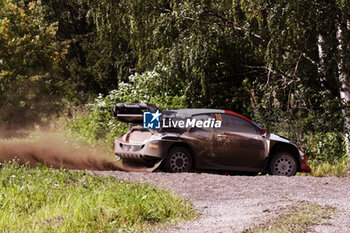 2023-08-04 - Takamoto Katsuta (Jpn) and Aaron Johnston (Irl) Of Team Toyota Gazoo Racing Wrt, Toyota Gr Yaris Rally1 Hybrid,Are Facing The Second Day Of Special Stages in Jyvaskyla, Finland on August 4, 2023, During the WRC Rally Finland - FIA WORLD RALLY CHAMPIONSHIP WRC SECTO AUTOMOTIVE RALLY FINLAND 2023 - RALLY - MOTORS