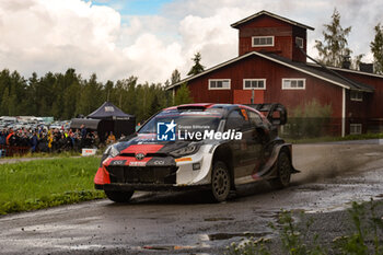 2023-08-05 - The Driver Jari-Matti Latvala The Co-Pilot Juho Hanninen, Of Team Toyota Gazoo Racing Wrt,Toyota Gr Yaris Rally1 Hybrid,During Wrc Rally Finland ,They are facing the third day of special stages,2023,05 Aug 2023 Jyvaskyla,Finland - FIA WORLD RALLY CHAMPIONSHIP WRC SECTO AUTOMOTIVE RALLY FINLAND 2023 - RALLY - MOTORS