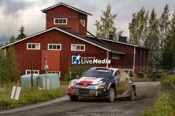 2023-08-05 - The Drive Elfyn Evans (Gb) The Co-Pilot Scott Martin (Gb) Of Team Toyota Gazoo Racing Wrt, Toyota Gr Yaris Rally1 Hybrid ,During Wrc Rally Finland ,They are facing the third day of special stages,2023,05 Aug 2023 Jyvaskyla,Finland - FIA WORLD RALLY CHAMPIONSHIP WRC SECTO AUTOMOTIVE RALLY FINLAND 2023 - RALLY - MOTORS
