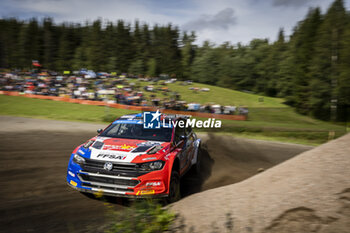 2023-08-03 - 44 Nicolas CIAMIN (FRA), Yannick ROCHE (FRA), VOLKSVAGEN Polo GTI, RC2, Rally2, action during the Rally Finland 2023, 9th round of the 2023 WRC World Rally Car Championship, from August 3 to 6, 2023 in Jyväskylä, Finland - AUTO - WRC - RALLY FINLAND 2023 - RALLY - MOTORS