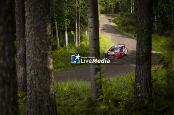 2023-08-03 - 44 Nicolas CIAMIN (FRA), Yannick ROCHE (FRA), VOLKSVAGEN Polo GTI, RC2, Rally2, action during the Rally Finland 2023, 9th round of the 2023 WRC World Rally Car Championship, from August 3 to 6, 2023 in Jyväskylä, Finland - AUTO - WRC - RALLY FINLAND 2023 - RALLY - MOTORS