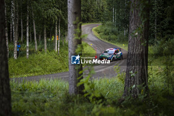 2023-08-03 - 55 Ali TURKKAN (TUR), Burak ERDENER (TUR), FORD Fiesta Rally3, RC3, Rally3, action during the Rally Finland 2023, 9th round of the 2023 WRC World Rally Car Championship, from August 3 to 6, 2023 in Jyväskylä, Finland - AUTO - WRC - RALLY FINLAND 2023 - RALLY - MOTORS
