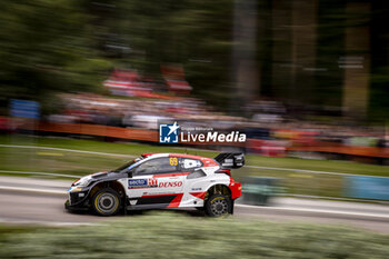 2023-08-03 - 69 Kalle ROVANPERA (FIN), Jonne HALTTUNEN (FIN), TOYOTA GAZOO RACING WRT, TOYOTA Yaris Rally1 Hybrid, WRC, action during the Rally Finland 2023, 9th round of the 2023 WRC World Rally Car Championship, from August 3 to 6, 2023 in Jyväskylä, Finland - AUTO - WRC - RALLY FINLAND 2023 - RALLY - MOTORS