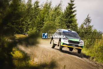 2023-08-04 - 27 Sami PAJARI (FIN), Enni MÄLKÖNEN (FIN), TOKSPORT WRT, SKODA Fabia RS, RC2, Rally2, action during the Rally Finland 2023, 9th round of the 2023 WRC World Rally Car Championship, from August 3 to 6, 2023 in Jyväskylä, Finland - AUTO - WRC - RALLY FINLAND 2023 - RALLY - MOTORS