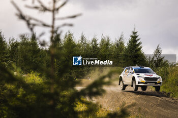 2023-08-04 - 28 Jari HUTTUNEN (FIN), Antti LINNAKETO (FIN), SKODA FABIA, RC2, Rally2, action during the Rally Finland 2023, 9th round of the 2023 WRC World Rally Car Championship, from August 3 to 6, 2023 in Jyväskylä, Finland - AUTO - WRC - RALLY FINLAND 2023 - RALLY - MOTORS
