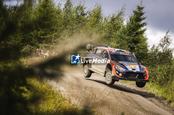 2023-08-04 - 04 Esapekka LAPPI (FIN), Janne FERM (FIN), HYUNDAI SHELL MOBIS WORLD RALLY TEAM, HYUNDAI i20 N Rally1 Hybrid, WRC, action during the Rally Finland 2023, 9th round of the 2023 WRC World Rally Car Championship, from August 3 to 6, 2023 in Jyväskylä, Finland - AUTO - WRC - RALLY FINLAND 2023 - RALLY - MOTORS