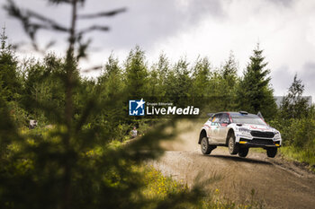 2023-08-04 - 30 Mikko HEIKKILA (FIN), Samu VAALERI (FIN), SKODA FABIA RS, RC2, Rally2, action during the Rally Finland 2023, 9th round of the 2023 WRC World Rally Car Championship, from August 3 to 6, 2023 in Jyväskylä, Finland - AUTO - WRC - RALLY FINLAND 2023 - RALLY - MOTORS
