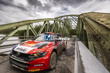 2023-08-04 - 44 Nicolas CIAMIN (FRA), Yannick ROCHE (FRA), VOLKSVAGEN Polo GTI, RC2, Rally2, action during the Rally Finland 2023, 9th round of the 2023 WRC World Rally Car Championship, from August 3 to 6, 2023 in Jyväskylä, Finland - AUTO - WRC - RALLY FINLAND 2023 - RALLY - MOTORS