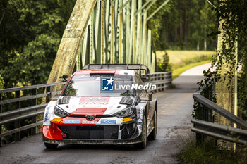 2023-08-04 - 69 Kalle ROVANPERA (FIN), Jonne HALTTUNEN (FIN), TOYOTA GAZOO RACING WRT, TOYOTA Yaris Rally1 Hybrid, WRC, action during the Rally Finland 2023, 9th round of the 2023 WRC World Rally Car Championship, from August 3 to 6, 2023 in Jyväskylä, Finland - AUTO - WRC - RALLY FINLAND 2023 - RALLY - MOTORS