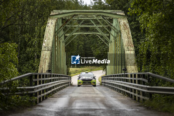 2023-08-04 - 21 Oliver SOLBERG (SWE), Elliott EDMONDSON (GBR), SKODA FABIA RS, RC2, Rally2, action during the Rally Finland 2023, 9th round of the 2023 WRC World Rally Car Championship, from August 3 to 6, 2023 in Jyväskylä, Finland - AUTO - WRC - RALLY FINLAND 2023 - RALLY - MOTORS