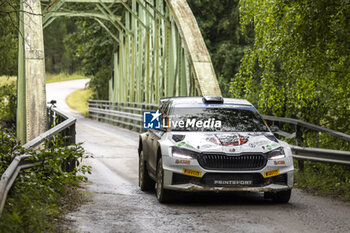 2023-08-04 - 28 Jari HUTTUNEN (FIN), Antti LINNAKETO (FIN), SKODA FABIA, RC2, Rally2, action during the Rally Finland 2023, 9th round of the 2023 WRC World Rally Car Championship, from August 3 to 6, 2023 in Jyväskylä, Finland - AUTO - WRC - RALLY FINLAND 2023 - RALLY - MOTORS