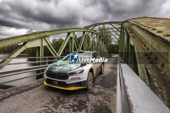 2023-08-04 - 25 Nikolay GRYAZIN (ANA), Konstantin ALEKSANDROV (ANA), TOKSPORT WRT 2, SKODA FABIA RS, RC2, Rally2, action during the Rally Finland 2023, 9th round of the 2023 WRC World Rally Car Championship, from August 3 to 6, 2023 in Jyväskylä, Finland - AUTO - WRC - RALLY FINLAND 2023 - RALLY - MOTORS
