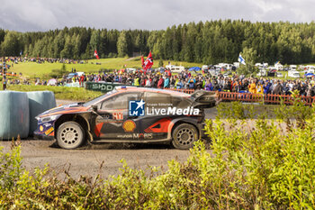 2023-08-05 - 03 Teemu SUNINEN (FIN), Mikko MARKKULA (FIN), HYUNDAI SHELL MOBIS WORLD RALLY TEAM, HYUNDAI i20 N Rally1 Hybrid, WRC, action during the Rally Finland 2023, 9th round of the 2023 WRC World Rally Car Championship, from August 3 to 6, 2023 in Jyväskylä, Finland - AUTO - WRC - RALLY FINLAND 2023 - RALLY - MOTORS