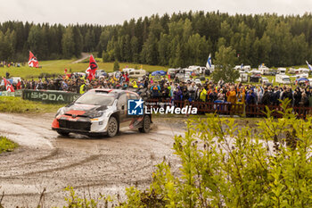2023-08-05 - 97 Jari-Matti LATVALA (FIN), Juho HANNINEN (FIN), TOYOTA GAZOO RACING WRT, TOYOTA GR Yaris Rally1 Hybrid, WRC, action during the Rally Finland 2023, 9th round of the 2023 WRC World Rally Car Championship, from August 3 to 6, 2023 in Jyväskylä, Finland - AUTO - WRC - RALLY FINLAND 2023 - RALLY - MOTORS