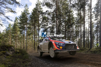 2023-08-05 - 11 Thierry NEUVILLE (BEL), Martijn WYDAEGHE (BEL), HYUNDAI SHELL MOBIS WORLD RALLY TEAM, HYUNDAI I20 N Rally1 Hybrid, WRC, action during the Rally Finland 2023, 9th round of the 2023 WRC World Rally Car Championship, from August 3 to 6, 2023 in Jyväskylä, Finland - AUTO - WRC - RALLY FINLAND 2023 - RALLY - MOTORS