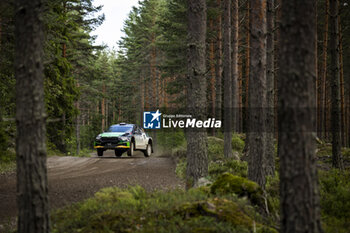 2023-08-05 - 22 Gus GREENSMITH (GBR), Jonas ANDERSSON (SWE), SKODA FABIA RS, RC2, Rally2, action during the Rally Finland 2023, 9th round of the 2023 WRC World Rally Car Championship, from August 3 to 6, 2023 in Jyväskylä, Finland - AUTO - WRC - RALLY FINLAND 2023 - RALLY - MOTORS