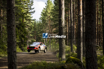 2023-08-05 - 23 Emil LINDHOLM (FIN), Reeta HAMALAINEN (FIN), HYUNDAI MOTORSPORT N, HYUNDAI i20 N, RC2, Rally2, action during the Rally Finland 2023, 9th round of the 2023 WRC World Rally Car Championship, from August 3 to 6, 2023 in Jyväskylä, Finland - AUTO - WRC - RALLY FINLAND 2023 - RALLY - MOTORS