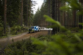 2023-08-05 - 21 Oliver SOLBERG (SWE), Elliott EDMONDSON (GBR), SKODA FABIA RS, RC2, Rally2, action during the Rally Finland 2023, 9th round of the 2023 WRC World Rally Car Championship, from August 3 to 6, 2023 in Jyväskylä, Finland - AUTO - WRC - RALLY FINLAND 2023 - RALLY - MOTORS