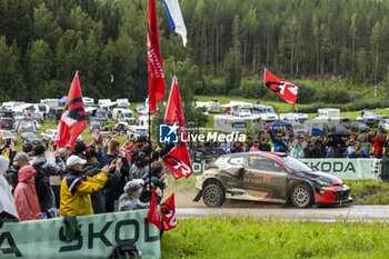 2023-08-05 - 97 Jari-Matti LATVALA (FIN), Juho HANNINEN (FIN), TOYOTA GAZOO RACING WRT, TOYOTA GR Yaris Rally1 Hybrid, WRC, action during the Rally Finland 2023, 9th round of the 2023 WRC World Rally Car Championship, from August 3 to 6, 2023 in Jyväskylä, Finland - AUTO - WRC - RALLY FINLAND 2023 - RALLY - MOTORS
