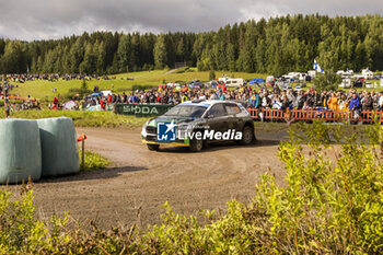 2023-08-05 - 27 Sami PAJARI (FIN), Enni MÄLKÖNEN (FIN), TOKSPORT WRT, SKODA Fabia RS, RC2, Rally2, action during the Rally Finland 2023, 9th round of the 2023 WRC World Rally Car Championship, from August 3 to 6, 2023 in Jyväskylä, Finland - AUTO - WRC - RALLY FINLAND 2023 - RALLY - MOTORS